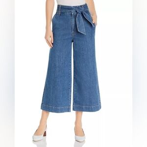 NWT Joie Marylu High-Rise Culotte Jeans in Denim Sky